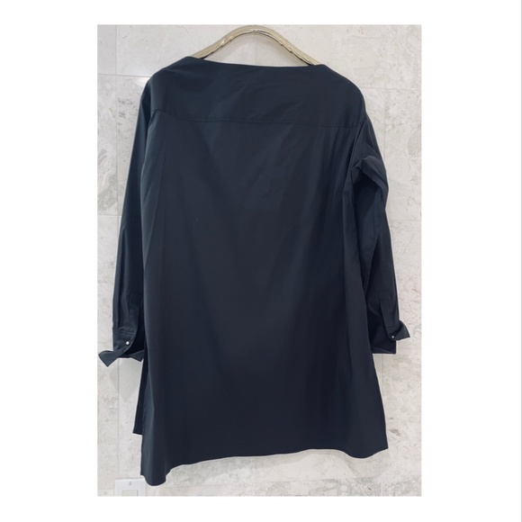WORTH {L} Top Tunic Black 🆕 Long-Sleeved - Picture 2 of 16
